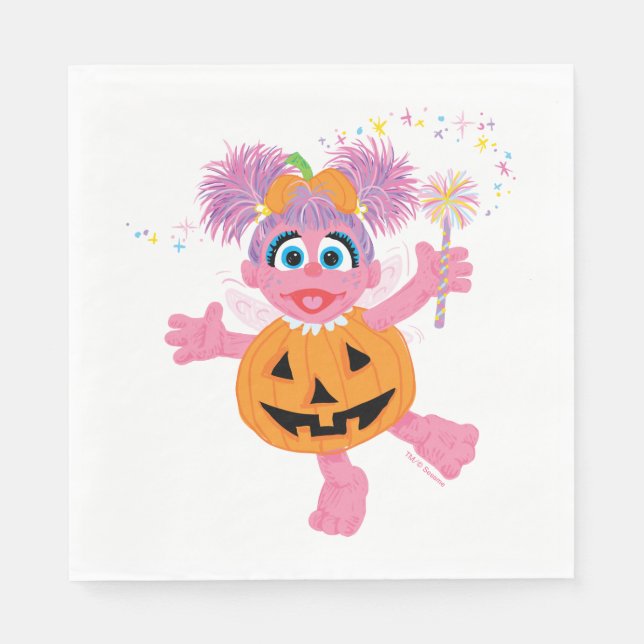 Servilleta De Papel Abby Cadabby | Cuta como calabaza (Anverso)