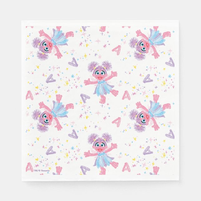 Servilleta De Papel Abby Cadabby Sparkle (Anverso)