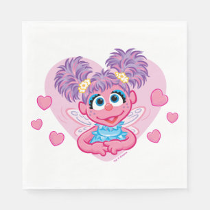 Servilleta De Papel Abby Cadabby Valentine Hearts Graphic