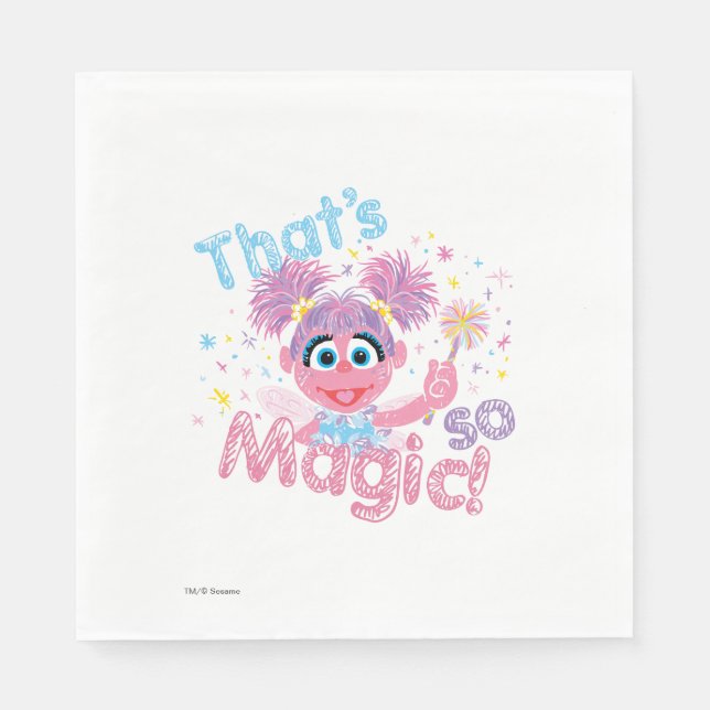 Servilleta De Papel Abby Cadabby Wand (Anverso)