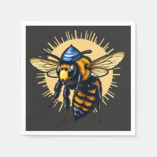 Servilleta De Papel Abeja Conservación de Hanukkah Judío Kippah