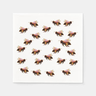Servilleta De Papel Abeja volando 