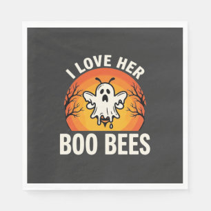 Servilleta De Papel Abejas Boo Diseño Divertido de Abeja Fantasma de H
