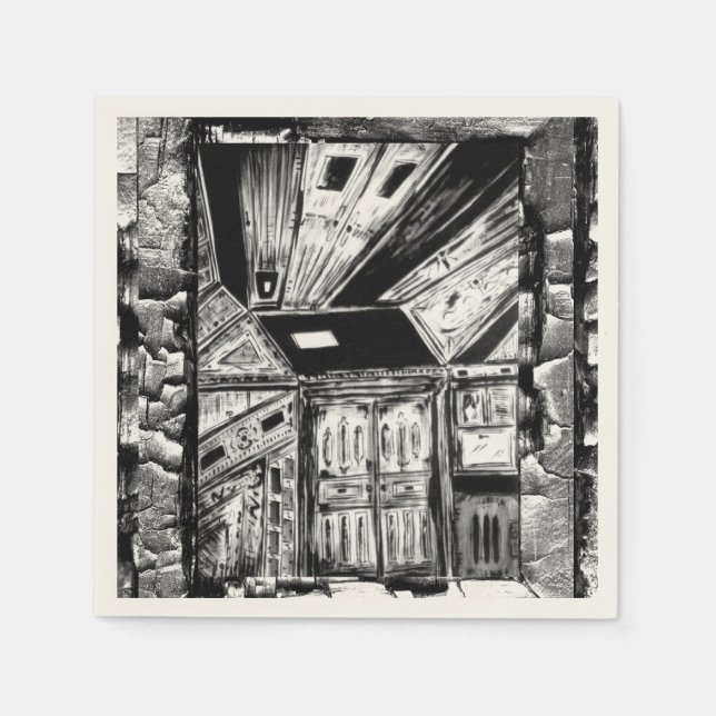 Servilleta De Papel Abrir puertas (Anverso)