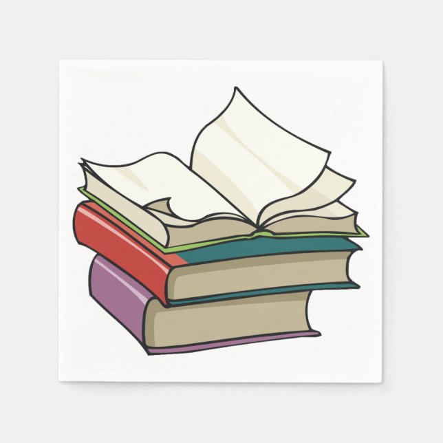 Servilleta De Papel Abrir toallas de papel de libro (Anverso)