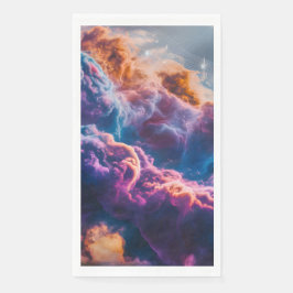 Servilleta De Papel Abstract Space Nebula Art - Colorful Cosmic