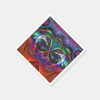 Servilleta De Papel Abstracto Apofisis Lechuza I