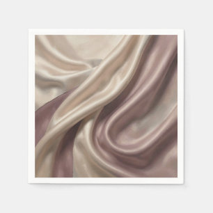 Servilleta De Papel Abstracto de seda elegante y fluida