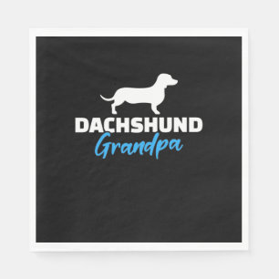 Servilleta De Papel Abuelo de Dachshund