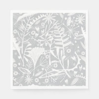Abundance Napkin Gris Gris Botánico