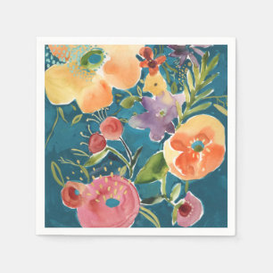 Servilleta De Papel Abundantes Florals I