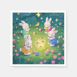Servilleta De Papel Abundantes personalizados de Pascua escondiendo hu