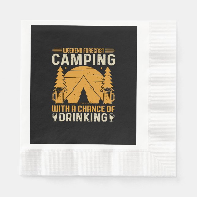 Servilleta De Papel Acampada y bebida (Anverso)