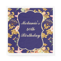 Acanthus Dorado Cumpleaños 40