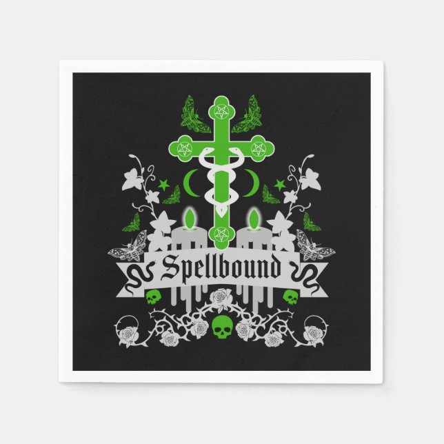 Servilleta De Papel Accesorios de moda para postPunk gótico (Anverso)