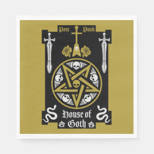Servilleta De Papel Accesorios para Punk gótico