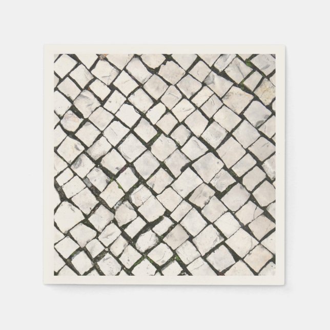 Servilleta De Papel Acera portuguesa / Calçada Portuguesa (Anverso)