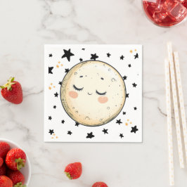 Servilleta De Papel Acercándose a la Luna