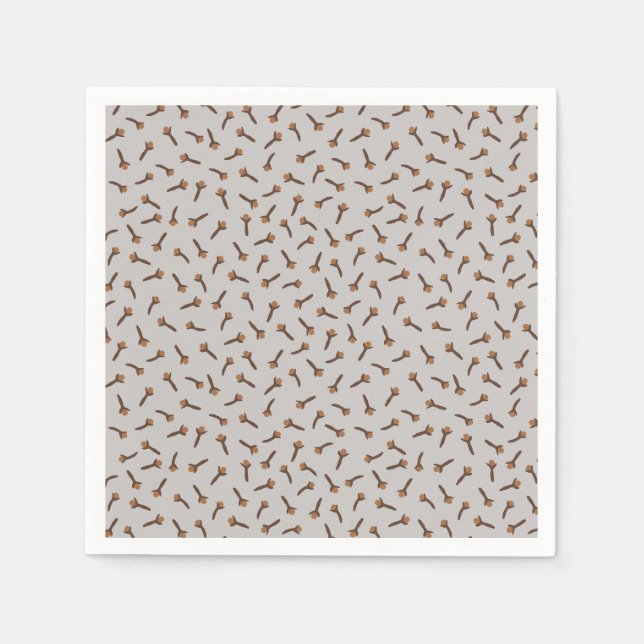 Servilleta De Papel Acogedores Navidades y ropas de especias (Anverso)