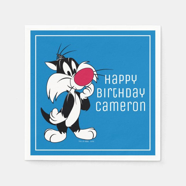 Servilleta De Papel Actitud clásica del Jr. el | de Sylvester (Anverso)