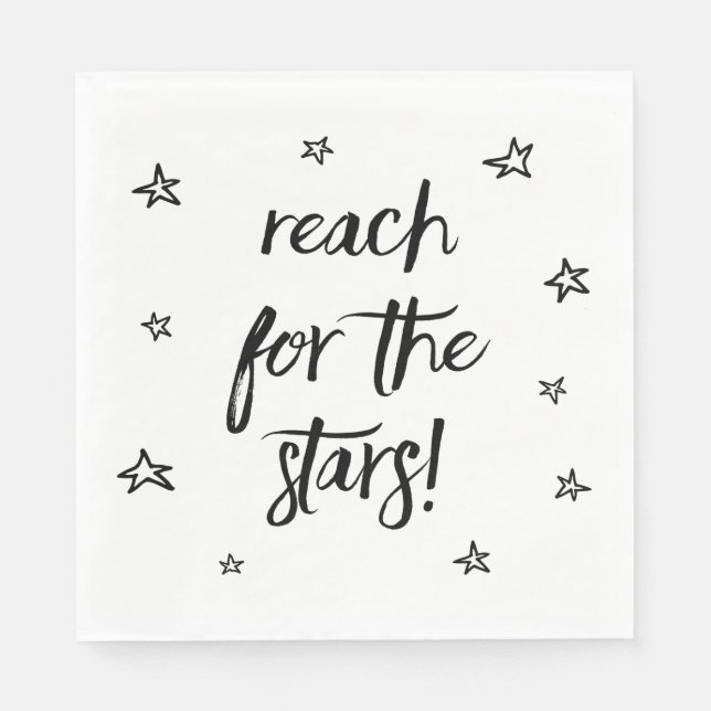 Servilleta De Papel Actitud, objetivos, amor, sueños Cita motivacional (Anverso)