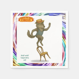 Servilleta De Papel Acto de equilibrio de Rolf lobo