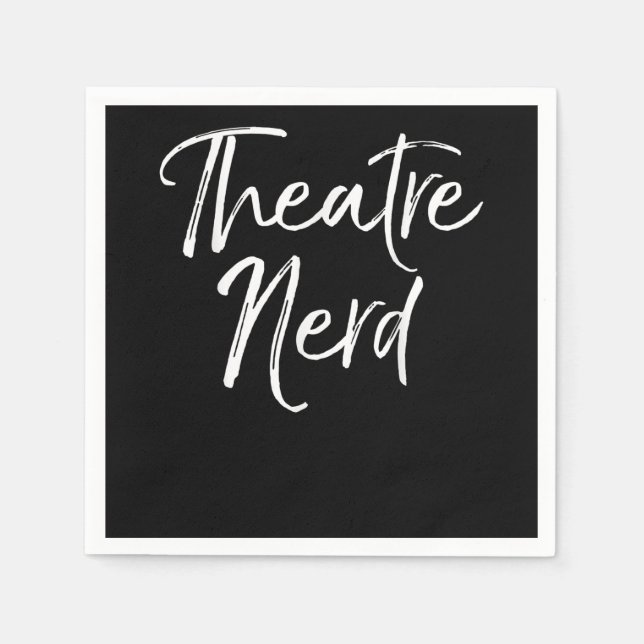 Servilleta De Papel Actriz actriz actriz de Lover Actress Nerd (Anverso)