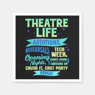 Servilleta De Papel Actriz Nerd Actor Musical Acter Spian