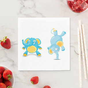 Servilleta De Papel Actuando como elefante