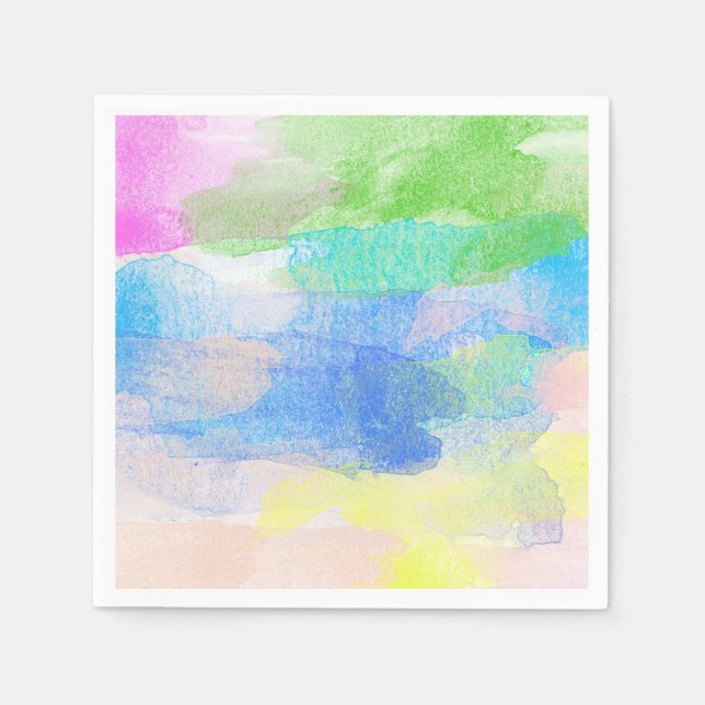 Servilleta De Papel Acuarela (Anverso)