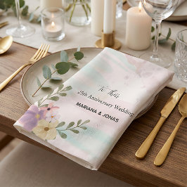 Servilleta De Papel Acuarela boho suculenta vintage floral pastel