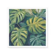 Acuarela Botánica Hojas de Monstera