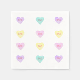 Servilleta De Papel Acuarela Convo Heartz BAE Napkins