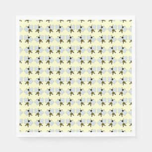 Servilleta De Papel Acuarela De Abeja