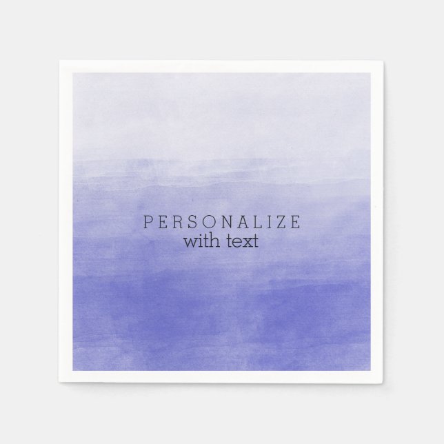 Servilleta De Papel Acuarela de color púrpura naranja (Anverso)