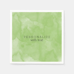 Servilleta De Papel Acuarela de la menta
