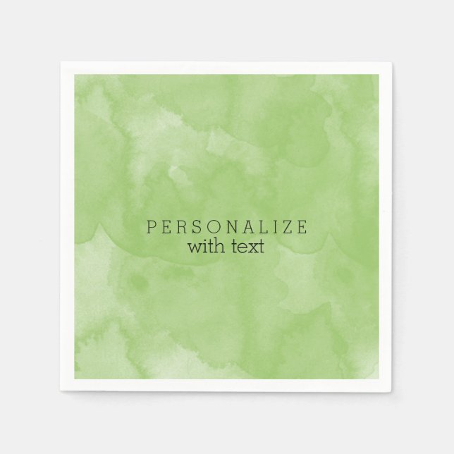 Servilleta De Papel Acuarela De Mint (Anverso)