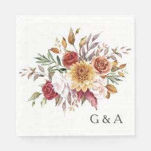 Servilleta De Papel Acuarela de otoño