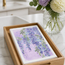 Acuarela Floral Púrpura