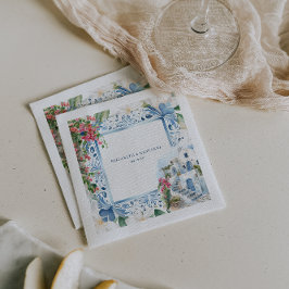 Servilleta De Papel Acuarela Grecia | Boda