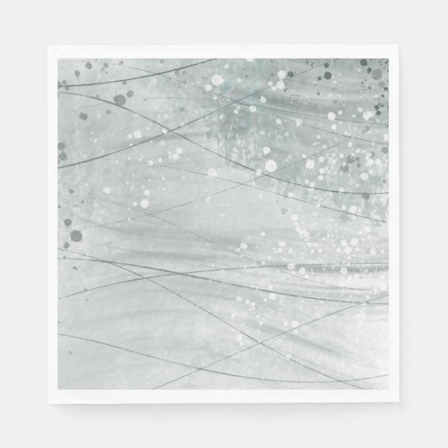 Servilleta De Papel acuarela gris (Anverso)