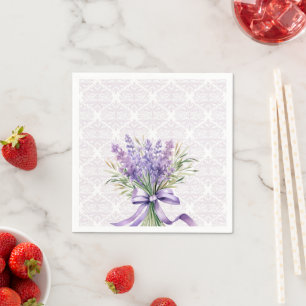 Servilleta De Papel Acuarela Lavanda