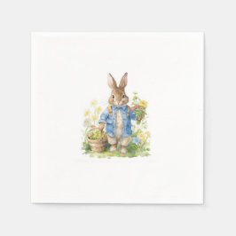 Servilleta De Papel Acuarela Peter Rabbit Birthday