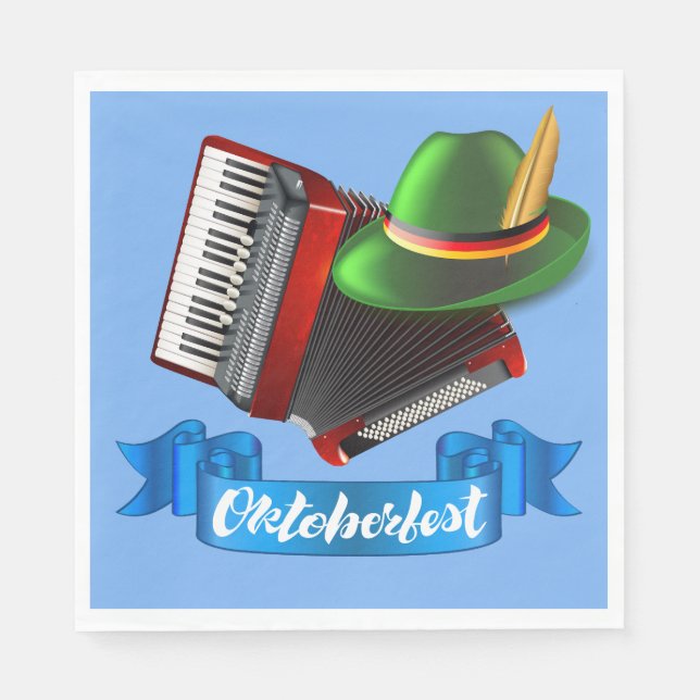 Servilleta De Papel Acuerdo de Octoberfest (Anverso)