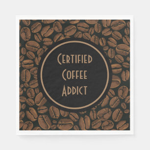 Servilleta De Papel Adicto certificado al café