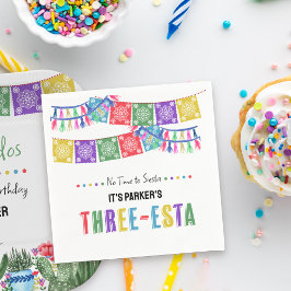 Servilleta De Papel Adiós dos tercer cumpleaños tres-esta Fiesta Fiest