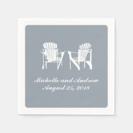 Servilleta De Papel Adirondack Chairs | BODA