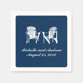 Servilleta De Papel Adirondack Chairs | BODA