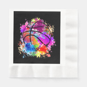 Servilleta De Papel Adolescentes Chicas de baloncesto Baller Dunk