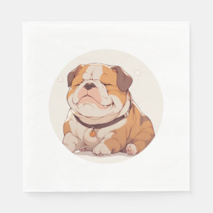 Servilleta De Papel Adorable camiseta clásica de Bulldog inglés